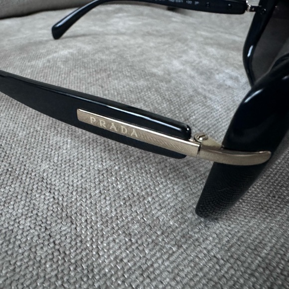 Prada Black & Silver sunglasses in EUC - Picture 8 of 9